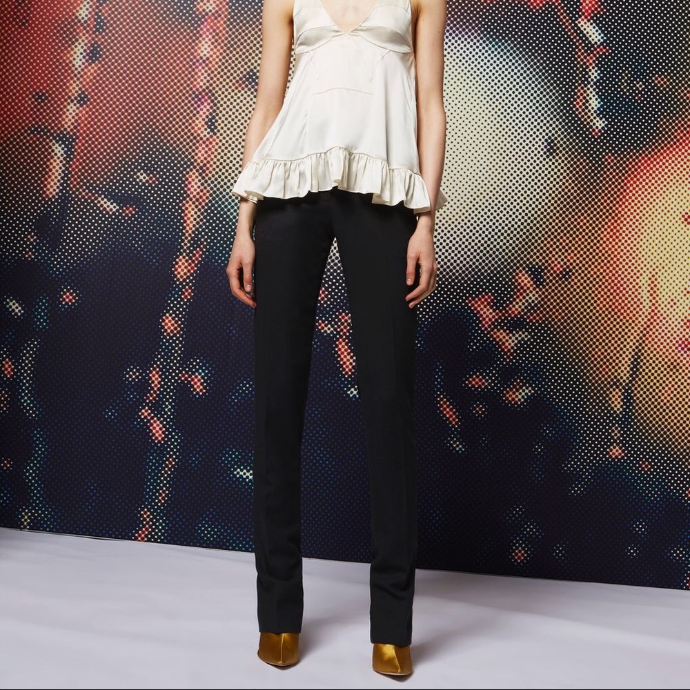 SOLD 🌙 Topshop LFW Slit Hem Crepe Trouser